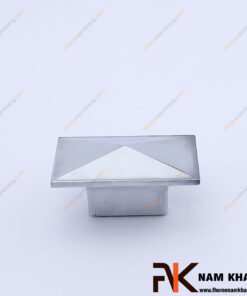 Núm cửa tủ dạng chóp tù NK372-B (Màu Bạc Bóng)