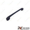 Tay nắm tủ nhỏ gọn đen mờ NK236-128D2