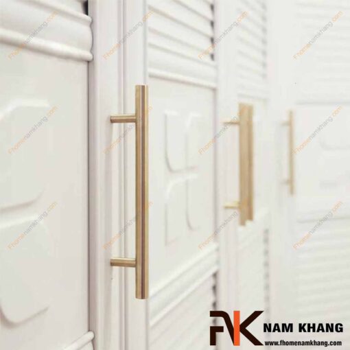 Núm cửa tủ màu vàng NK238-V