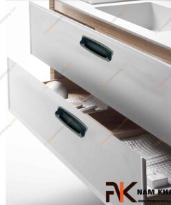 Tay nắm âm tủ màu xám NK064-XD