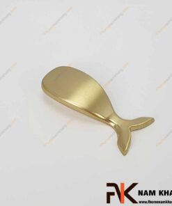 Tay nắm tủ dạng cá voi vàng mờ NK287CC-VM (Màu Vàng Mờ)