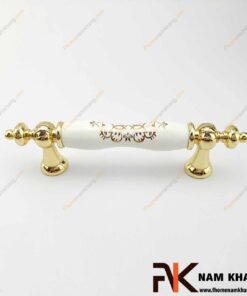 Tay nắm tủ cổ điển hoa vàng NK324-HVT