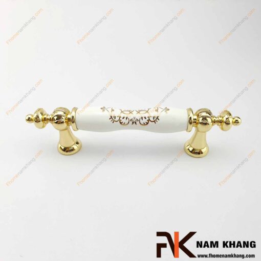 Tay nắm tủ cổ điển hoa vàng NK324-HVT