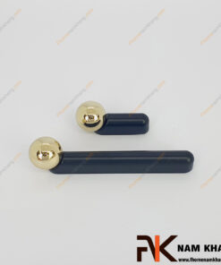 Tay nắm tủ dạng thanh tròn NK393-DV (Màu Đen Vàng)