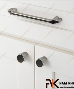 Tay nắm tủ phối hợp NK398-BGD (Màu Ghi Đen)