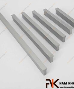 Tay nắm tủ dạng thanh màu nhôm mờ NK406-NN (Màu Nhôm Mờ)