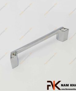 Tay nắm tủ kết hợp đá pha lê NK439-BLD (Màu Trắng Bạc)