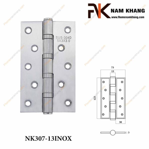 Bản lề inox NK307-13INOX