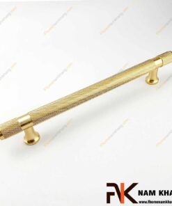 Tay nắm tủ thanh tròn màu vàng NK207S-V
