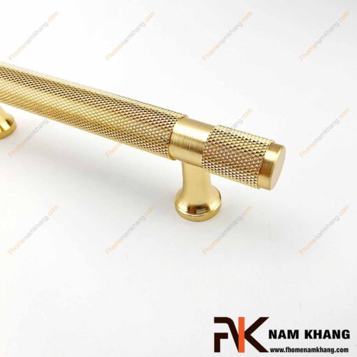 Tay nắm tủ thanh tròn màu vàng NK207S-V
