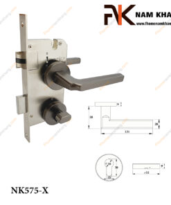 Khóa cửa phân thể NK575-X (Màu Xám)