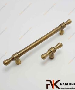 Núm nắm cửa tủ bằng đồng dạng chữ T FHOMENAMKHANG