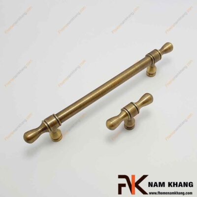 Núm nắm cửa tủ bằng đồng dạng chữ T FHOMENAMKHANG
