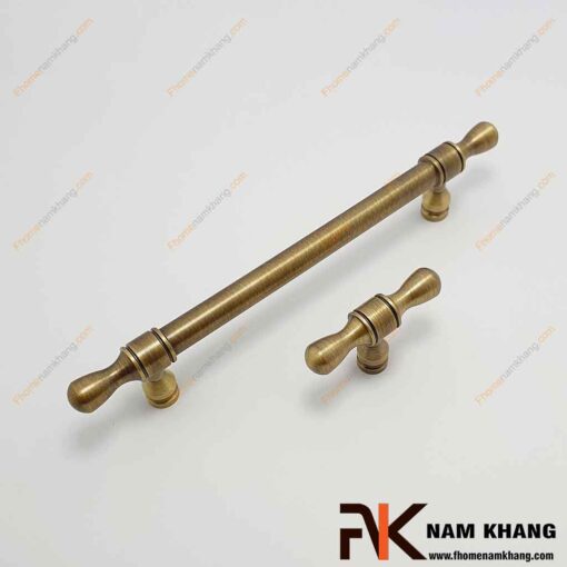 Núm nắm cửa tủ bằng đồng dạng chữ T FHOMENAMKHANG
