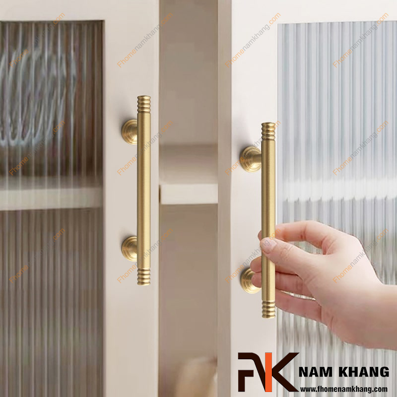 5 mẫu tay nắm tủ vàng đồng được kiến trúc sư yêu thích