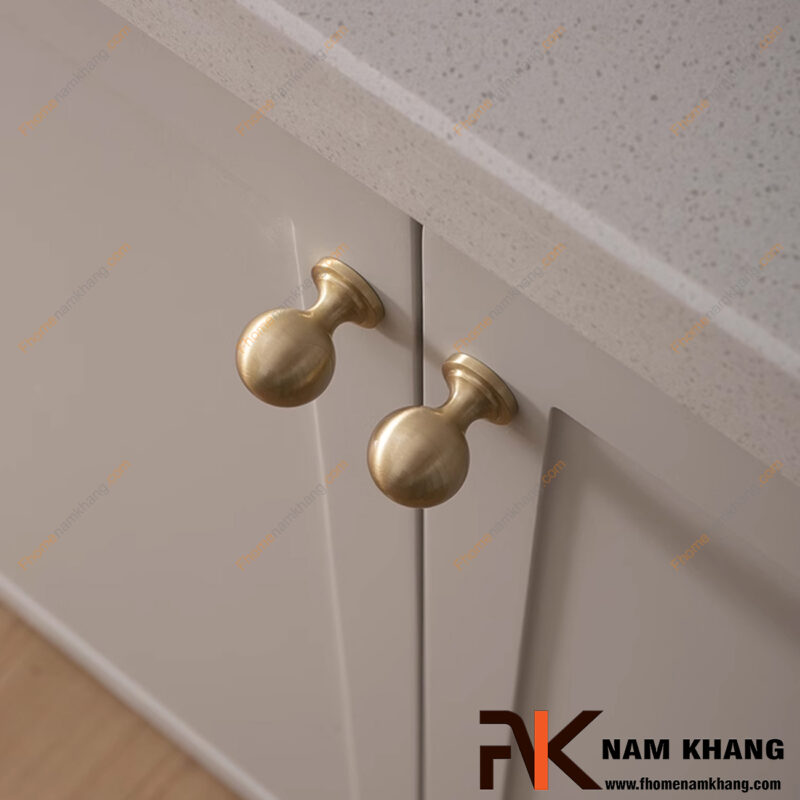 5 mẫu tay nắm tủ vàng đồng được kiến trúc sư yêu thích