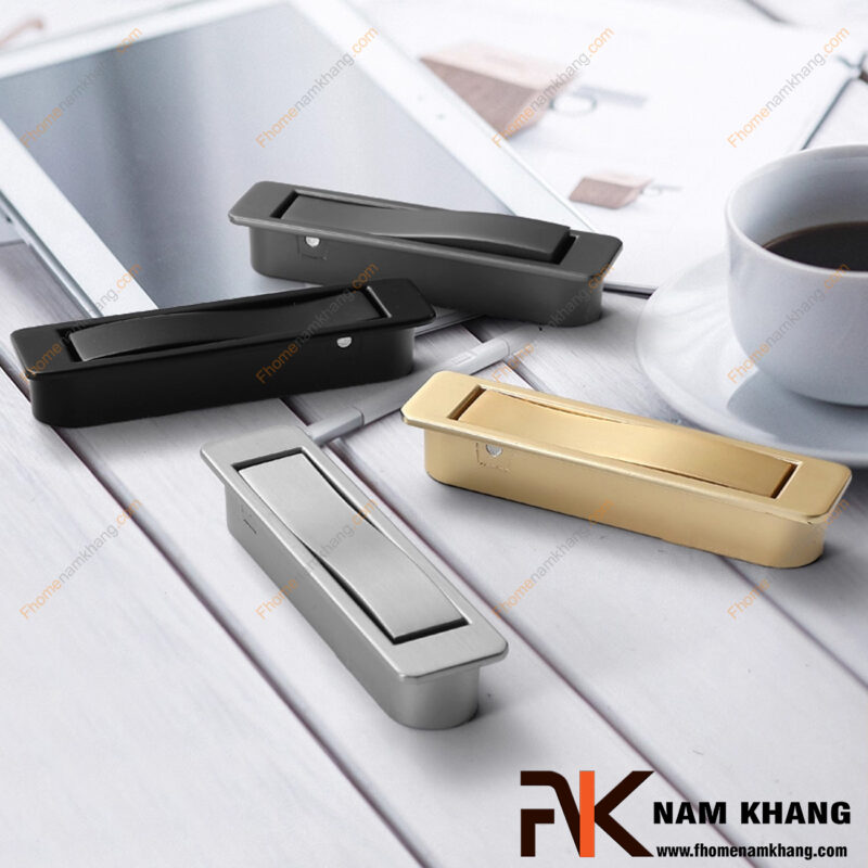 7 mẫu tay nắm âm tủ quần áo giúp không gian thêm sang trọng