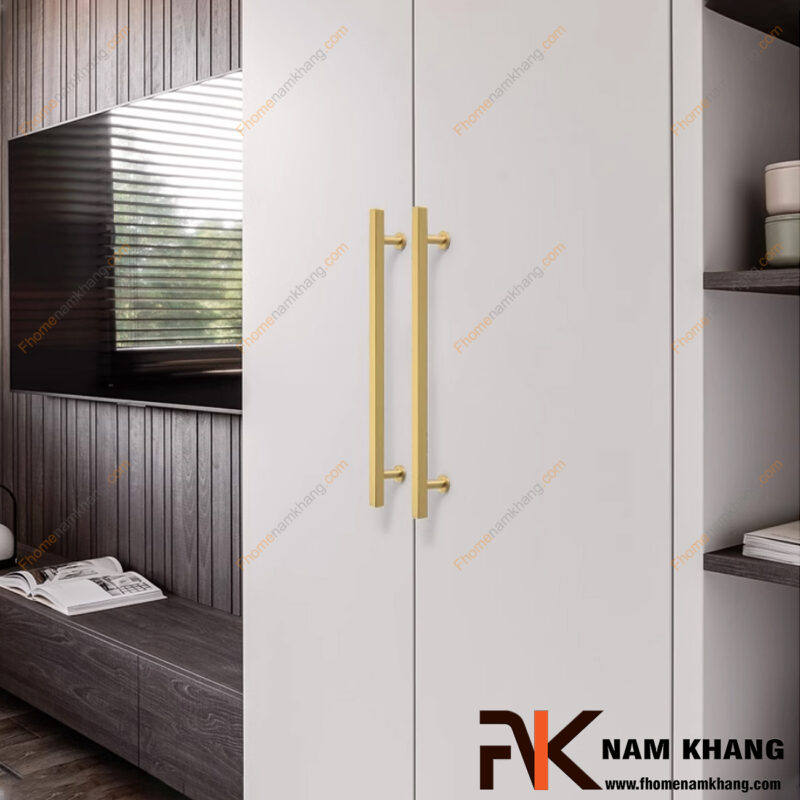Vì sao tay nắm tủ đồng đang dần thay thế inox trong thiết kế nội thất cao cấp