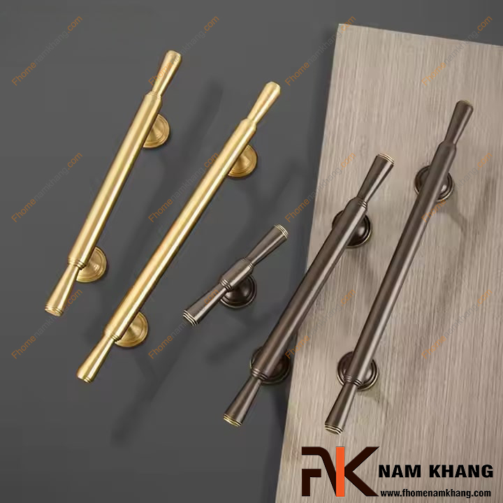 Vì sao tay nắm tủ đồng đang dần thay thế inox trong thiết kế nội thất cao cấp