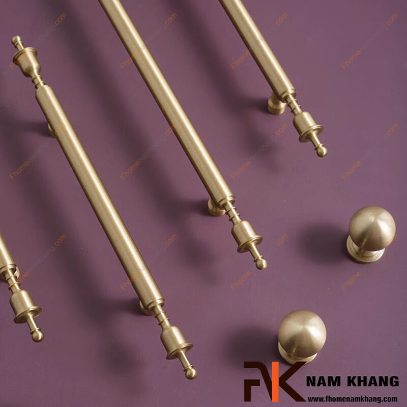 Vì sao tay nắm tủ đồng đang dần thay thế inox trong thiết kế nội thất cao cấp
