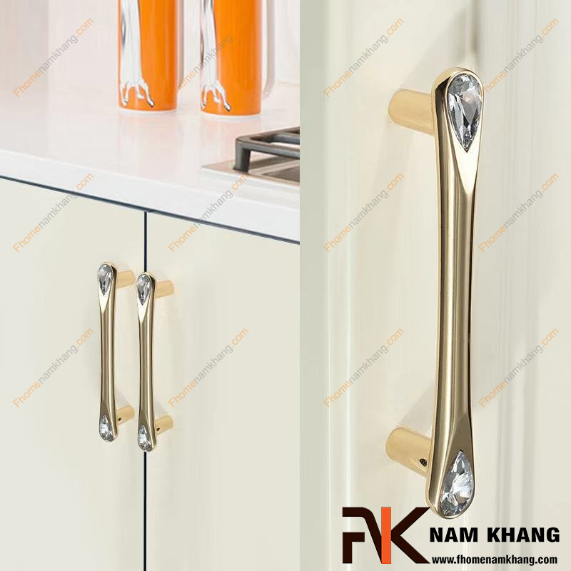 Tay nắm tủ bếp mạ màu vàng – Sự lựa chọn đẳng cấp cho không gian cao cấp