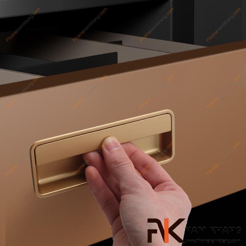 Tay nắm tủ bếp mạ màu vàng – Sự lựa chọn đẳng cấp cho không gian cao cấp