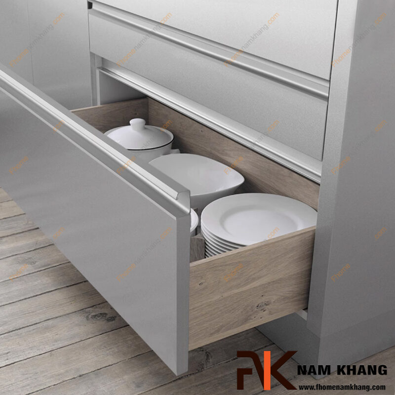 Xu hướng thiết kế tay nắm tủ bếp đẹp phong cách tối giản