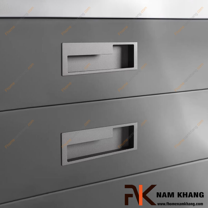 Xu hướng thiết kế tay nắm tủ bếp đẹp phong cách tối giản