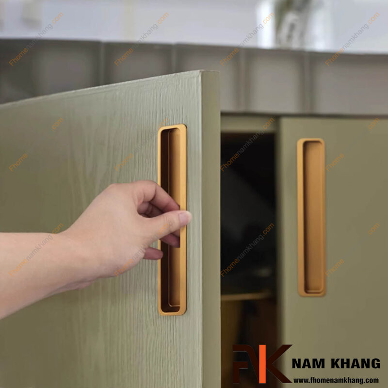 10 mẫu tay nắm tủ đẹp nhất cho tủ bếp gỗ