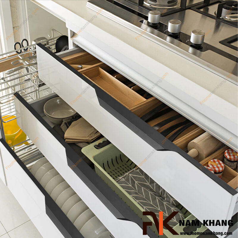 10 mẫu tay nắm tủ đẹp nhất cho tủ bếp gỗ