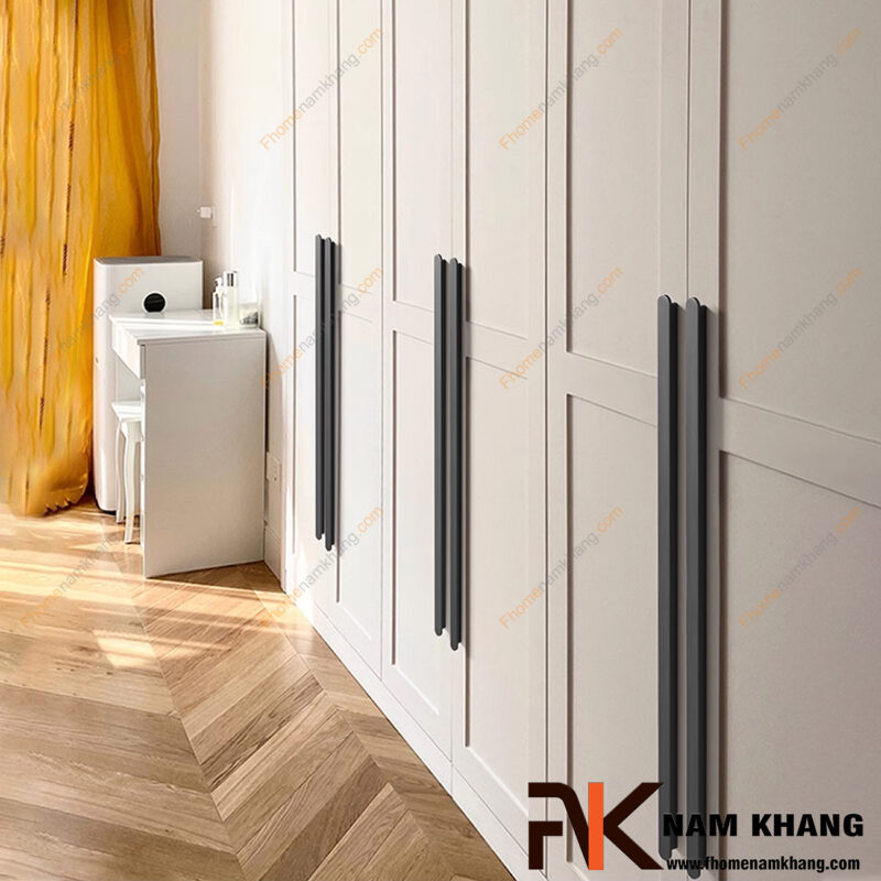 Mẫu tay nắm tủ quần áo đẹp theo phong cách nội thất