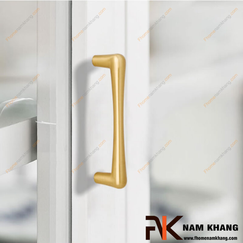 Tay nắm tủ hợp kim phong cách hiện đại: Gợi ý phối với tủ gỗ