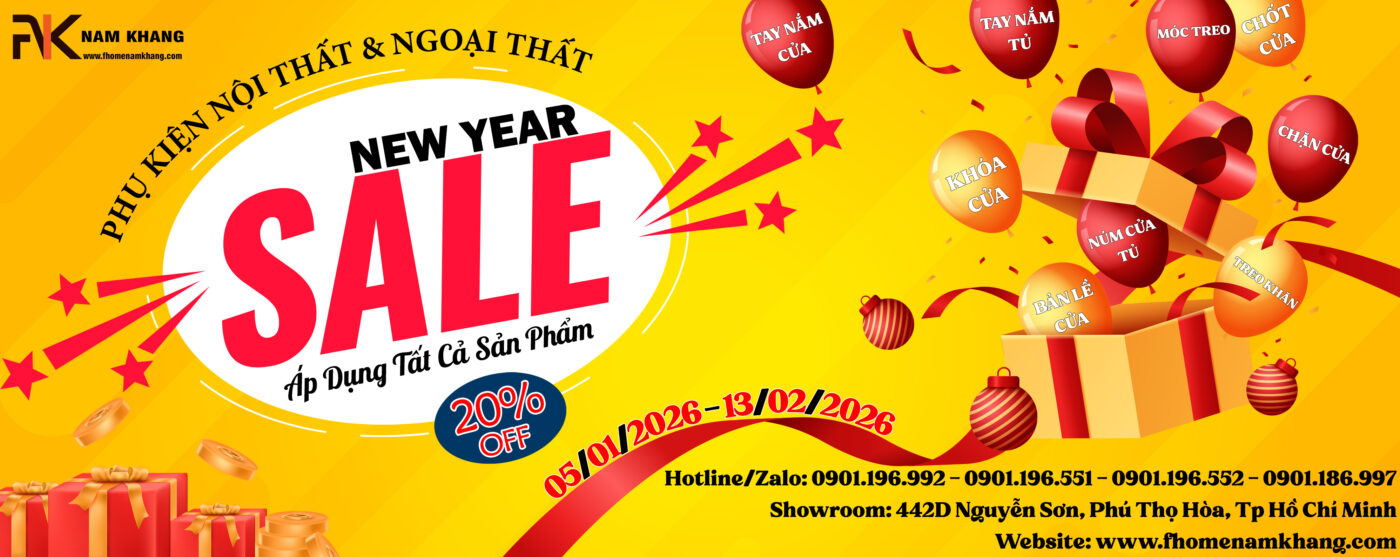 BLACK FRIDAY 2026 TAY NẮM CỬA TỦ KHÓA CỦA FHOMENAMKHANG