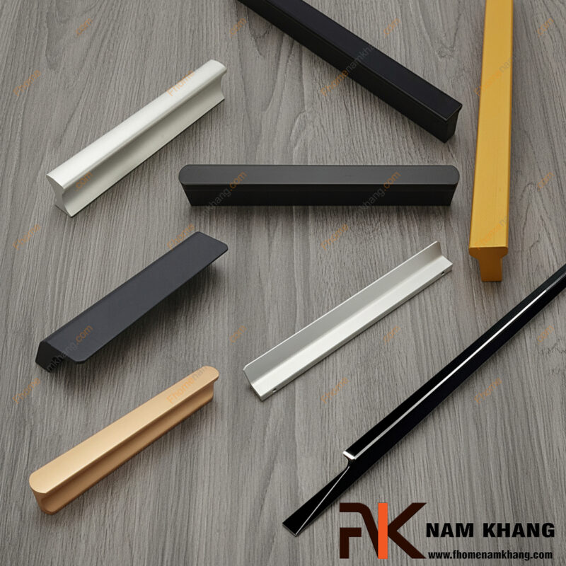 Chất liệu tay nắm tủ bếp đẹp: Inox – Đồng – Hợp kim, loại nào bền & đẹp lâu?