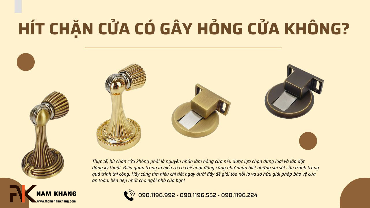 Hít chặn cửa là gì? Cách chọn hít chặn cửa bền