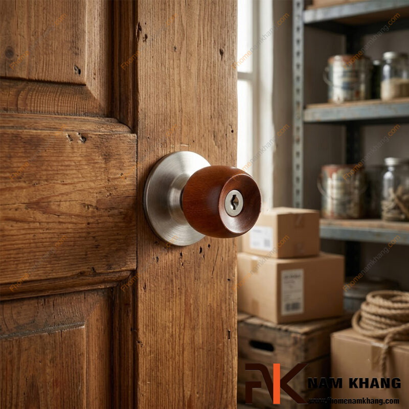 Khóa cửa tay nắm tròn có chìa và không chìa khác nhau thế nào?